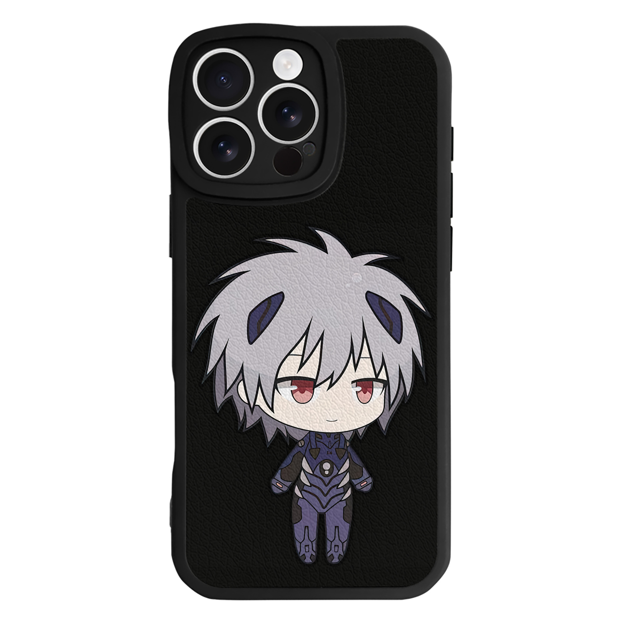 （画像用） EVA 新世紀エヴァンゲリオン 【iPhone 16シリーズ対応】シリコンスマホケース（レザー調） 材質：シリコン